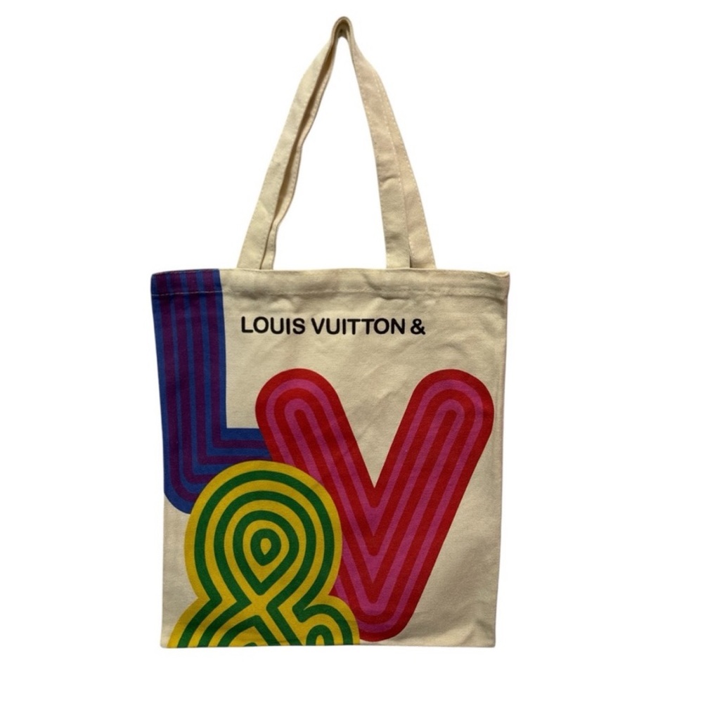 New Louis Vuitton canvas tote bag from LV exhibition show in Shenzhen China